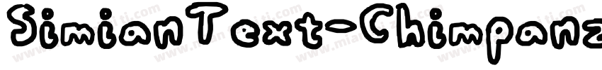 SimianText-Chimpanzee Regular字体转换